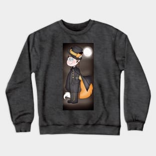 Girl in Fox Halloween Costume Crewneck Sweatshirt